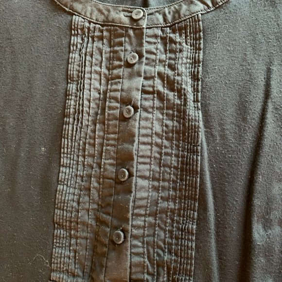 Gap womens black tunic/minidress/coverup size 8 - Picture 3 of 4